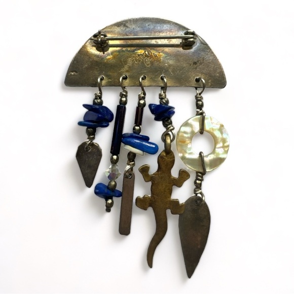 Katrin Wolf Signed 925 Sterling Silver Brooch - Picture 2 of 3